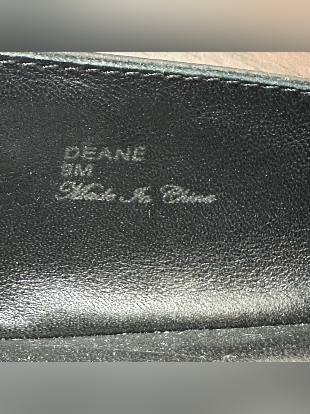 Donald Pliner Deane Black Leather Square Toe Slip-On Loafer Flats Bow, Women's 9 - Picture 10 of 12
